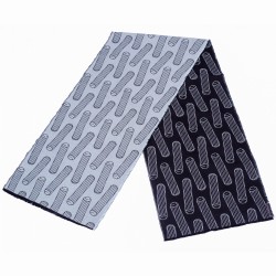 jacquard cotton shawl, unusual pattern